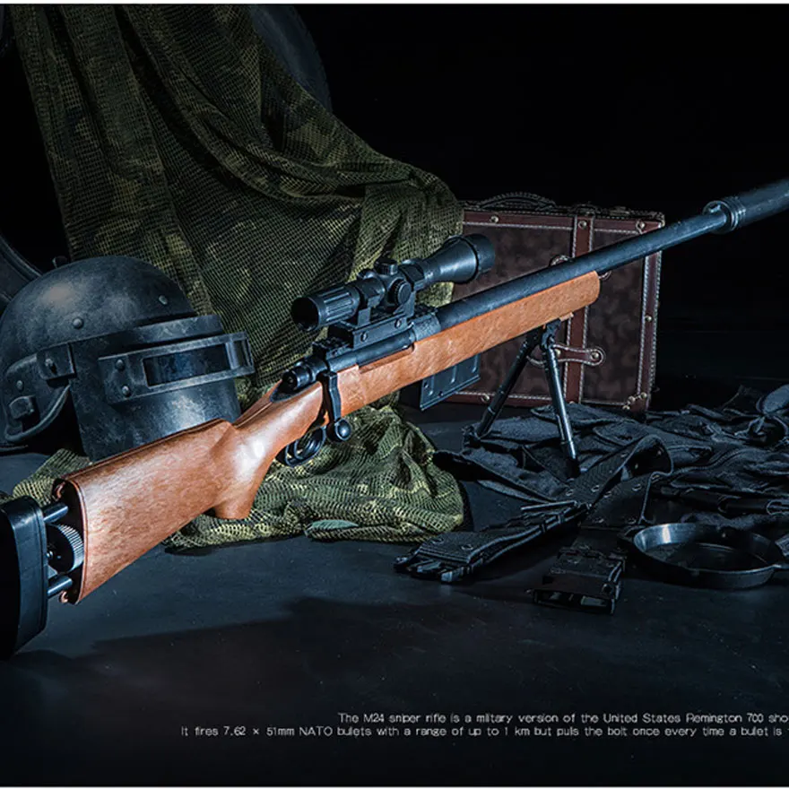 

M24 Sniper Rifle Manual Orbeez Soft Water Bullets Toy Guns Silah Airsoft Air Guns For Outdoor CS Games Toys For Children