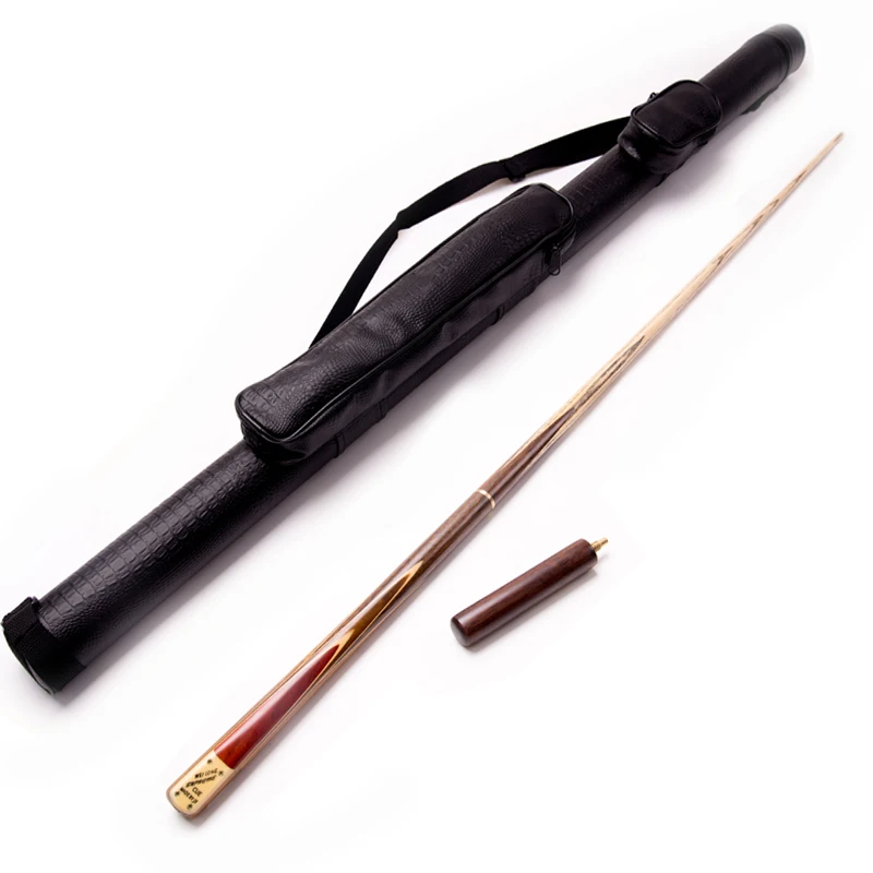 Free shipping 3/4 joint Snooker Cue Stick in 9.5mm Tip with four sides inlay+ snooker cue case set High quality | Спорт и