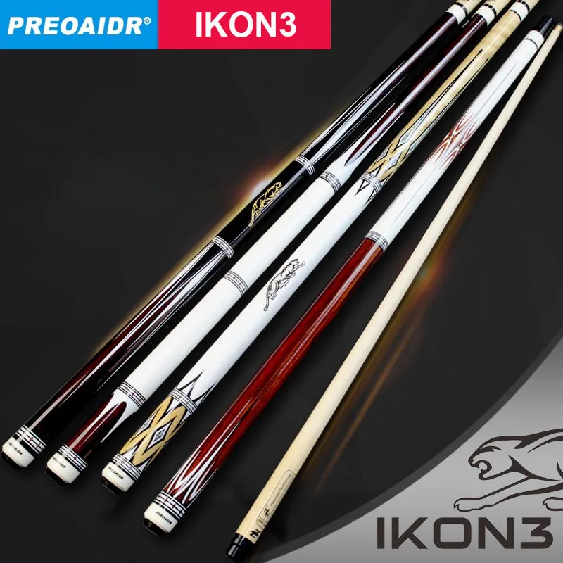 Китай PREOAIDR IKON3 1/2 Cue Stick 13 мм 11,5 10 наконечник с бильярдным кия случае 5 цветов