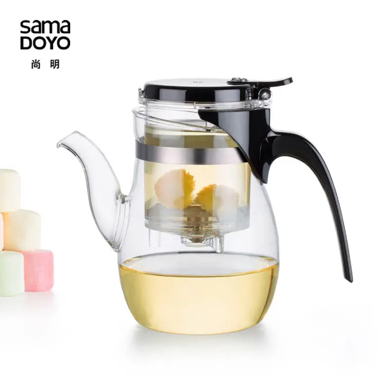 [GRANDNESS] SamaDOYO B-06 высококачественный Gongfu Чайник и кружка дизайн в Токийском стеклянном чайнике 600 мл