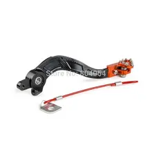 New Motorcycle Aluminum Orange CNC Rear Brake Pedal Foot Brake Lever For KTM 125-525 SX/SXF/EXC/XC 2008-2015