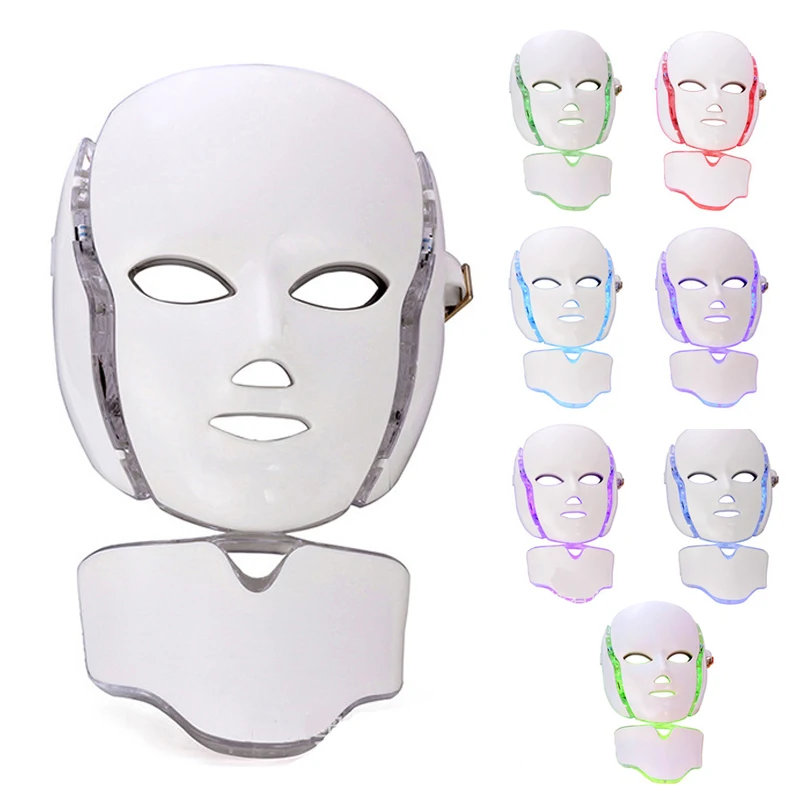 

7 Colors LED Face Masks Anti Aging Face Beauty Machine Photon Light Skin Rejuvenation Therapy LED Face Mask Instrument Skin Care