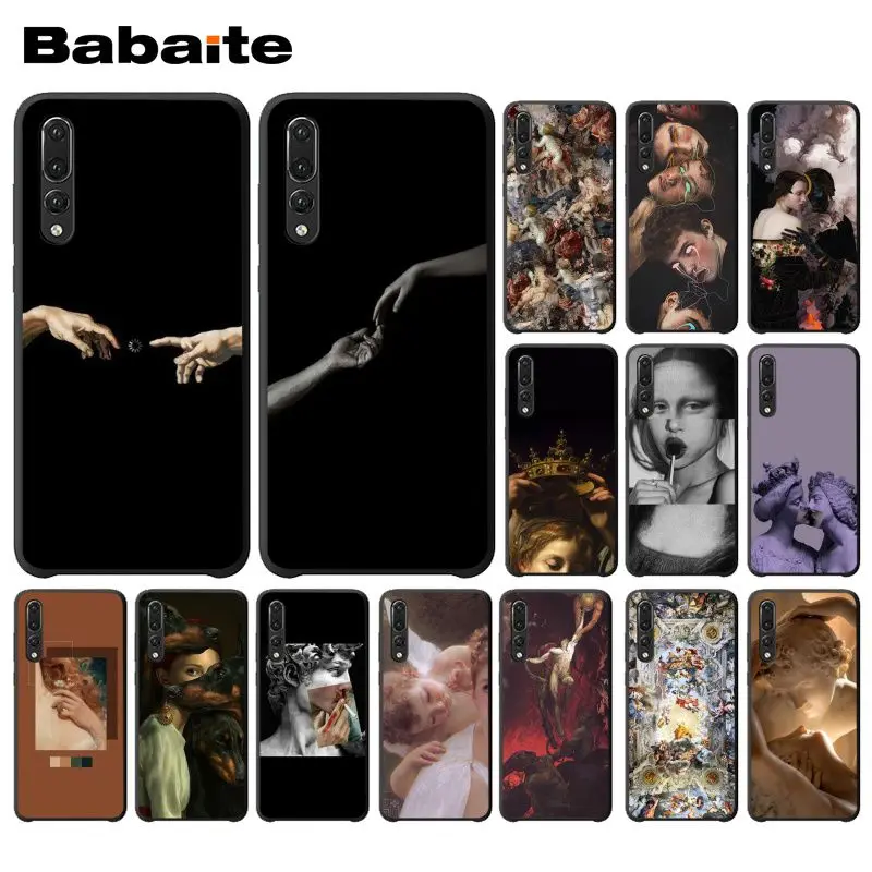 Babaite винтажная штукатурка статуя Давид эстетическое искусство PhoneCase для huawei P20 Mate20 Lite Honor Play 8A 8C 7C 5A Y6 Y5II Psmart