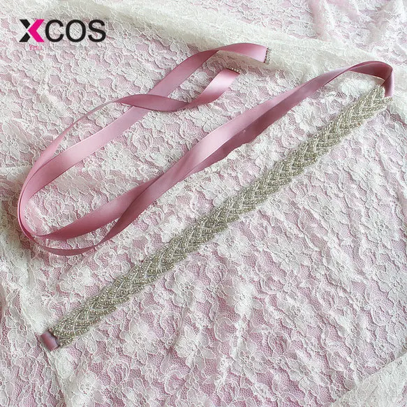 XCOS Hairwear Невеста Криста Jewelry Для женщин Свадебная вечеринка подарки одной линии свадебные аксессуары для волос с лентой 2018 Новое