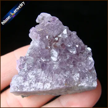 

35 g Natural Stone Purple Raw Amethysts Druzy Drusy Elestial Skeletal Quartz Crystal Cluster Specimen Fit Jewelry Making IS244