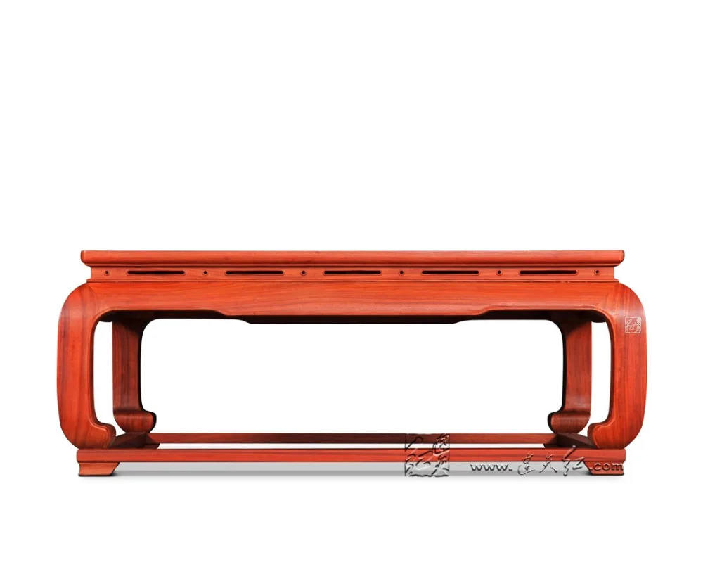 New Modern Rosewood Rectangle Tea Table Chinese Retro Antique Small Dining Desk Living Room Home Furniture Solid Wooden Annatto