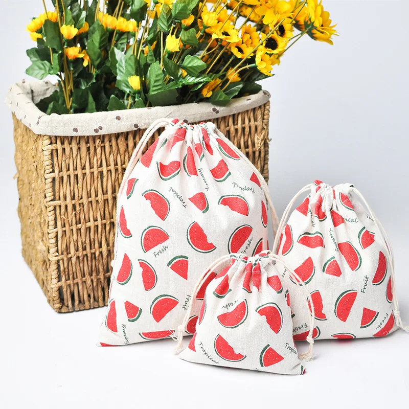 1 шт eTya многоразовые хозяйственные сумки хлопок шнурок домашняя кухня фрукты овощи сумка для хранения путешествия Эко пакет для продуктов сумка