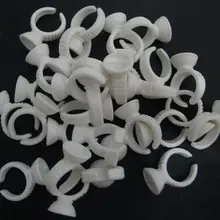 1000 шт 11 мм Размер татуировки чернила кольца для перманентного макияжа татуировки пигмент держатель чернила контейнеры