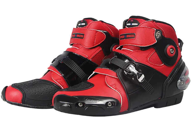 Pro байкерские ботильоны, кожаные мотоциклетные ботинки, мужские гоночные ботинки, байкерские ботинки, байкерские ботинки для мотокросса, A9003