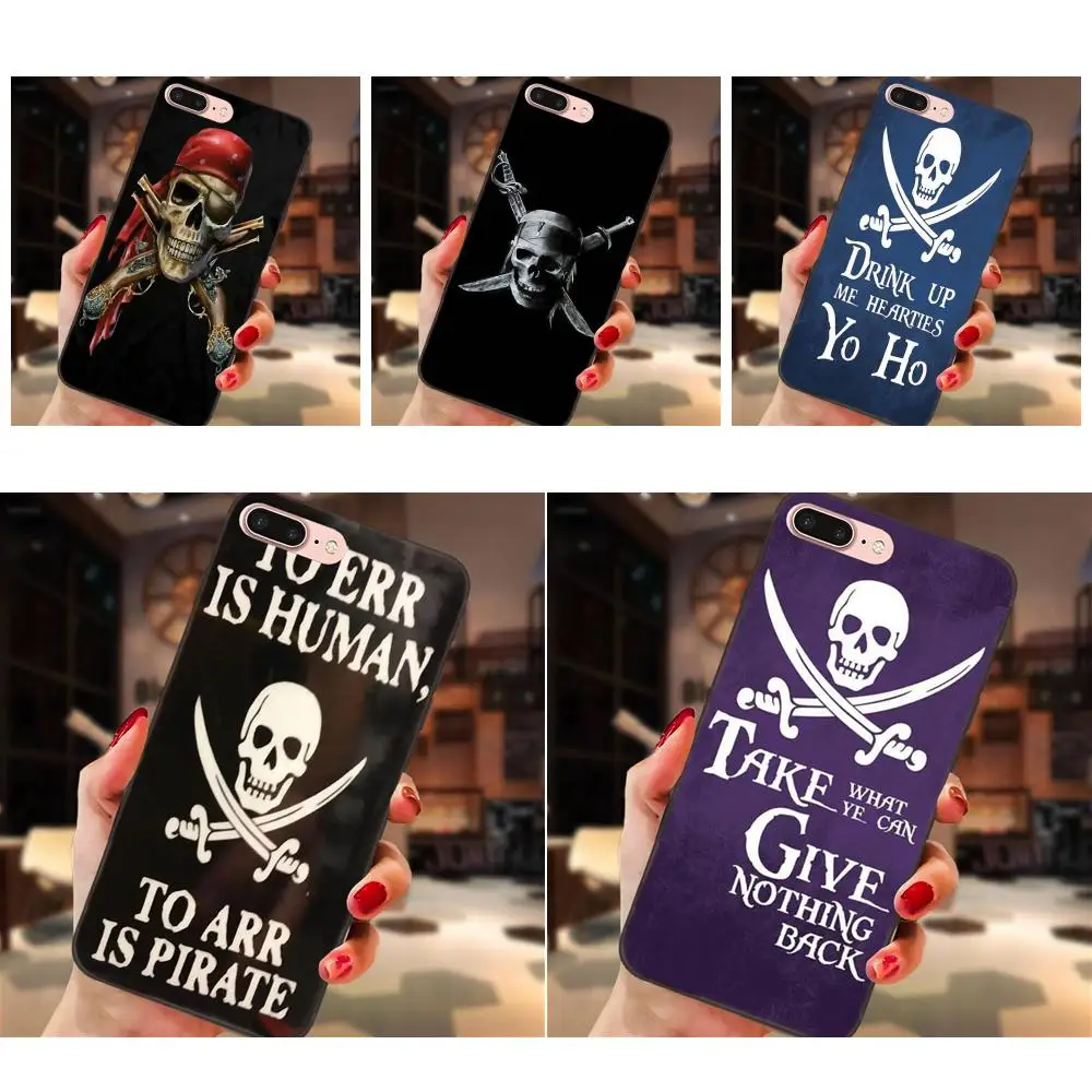 

Under The Black Pirate Skull Flag For Huawei Honor 5A 6A 6C 7A 7C 7X 8A 8C 8X 9 10 P8 P9 P10 P20 P30 Mini Lite Plus Case