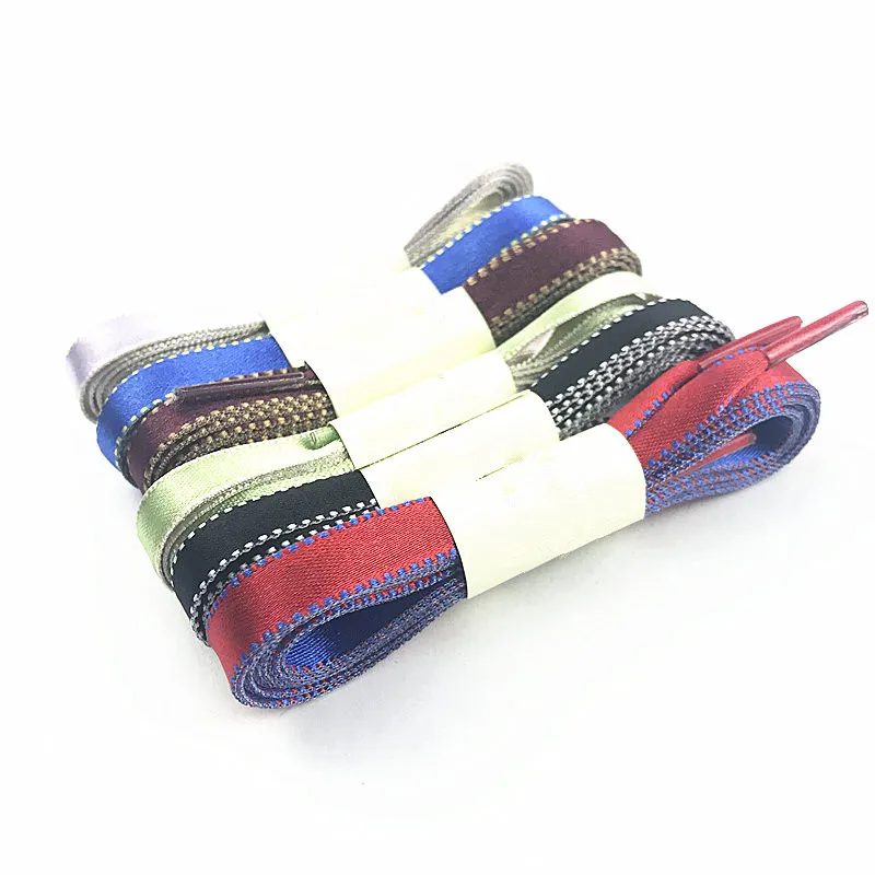 colored flat shoelaces