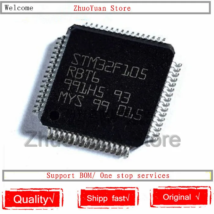 1 шт./лот STM32F105RBT6 STM32F105 LQFP-64 IC чип