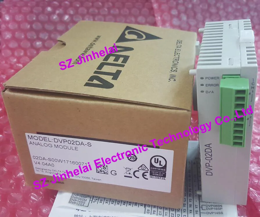 все цены на New and original DVP02DA-S DELTA Analog extended module онлайн