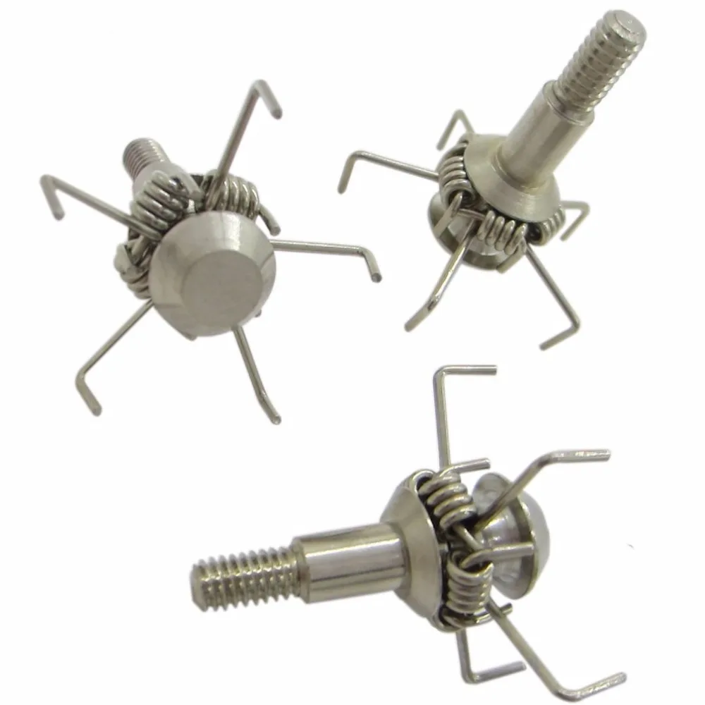 Hunting Broad heads Sinbad Teck Small Game Judo Blunt Point Broadheads 100 Grain Steel Arrow