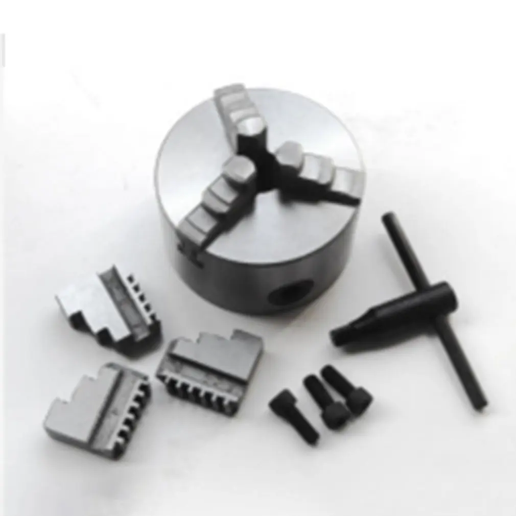 

3 Jaw Self Centering Mini Lathe Chuck 80mm 3-1/8 inch + Reversable Jaws Excellent Workmanship High Degree of Anastomosis