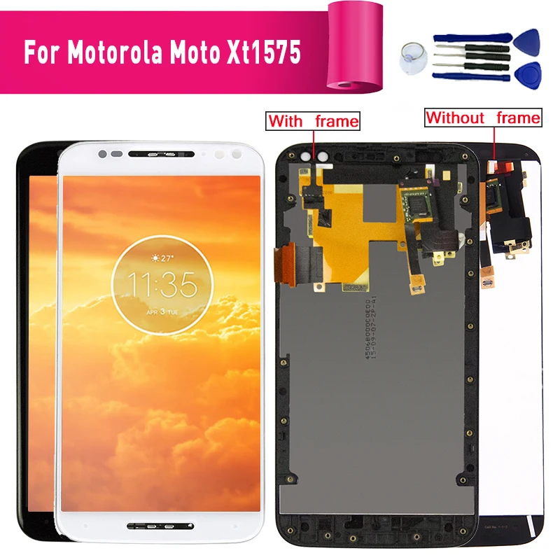 

For Motorola Moto X style X3 XT1575 XT1572 XT1570 LCD Display Touch Screen digitizer Assembly Moto X Style LCD+Tools