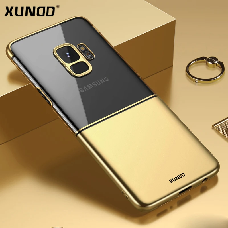 Xundd Luxury Transparent PC Case For Samsung Galaxy S9 S9 Plus Back