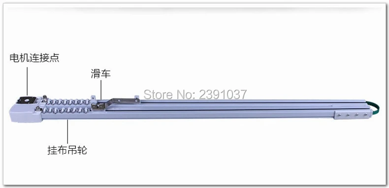 Электрический карниз для занавески + электродвигатели для штор Совместимость с google home assistant (wifi) 100-240 в устройство «умный дом»
