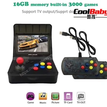 Портативная Ретро портативная игровая консоль 4,3 дюймов 64 бит 3000 видеоигры Классическая семейная игровая консоль подарок ретро аркадная игра 08