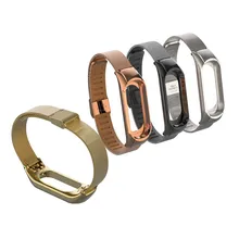 Для Xiaomi mi Band 3 браслет ремешок для mi Band 3 замена наручных часов Смарт-часы ремешок из нержавеющей стали Pulseira для mi Band 3
