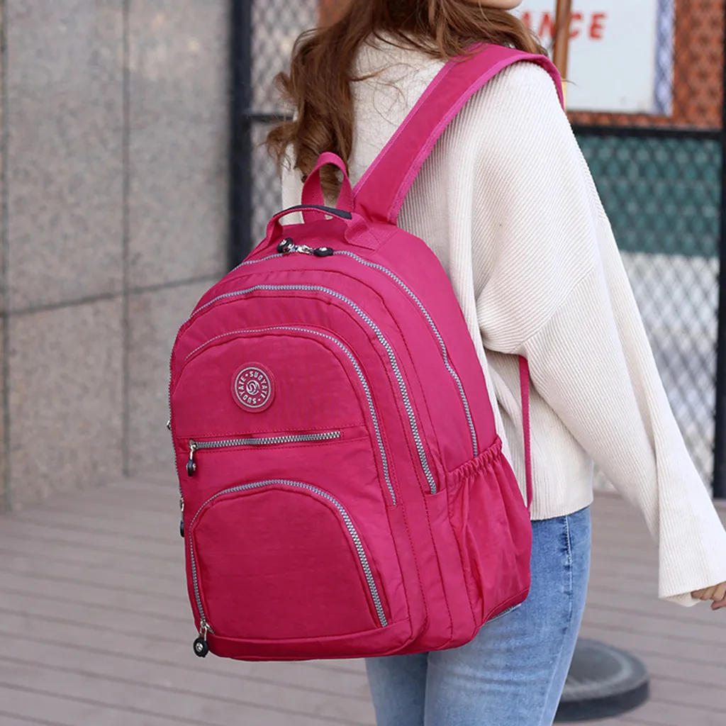 Женские оригинальные рюкзаки для девочек, многофункциональная школьная водонепроницаемая сумка, Mochila Escolar Mujer, рюкзак для путешествий большой емкости, May13