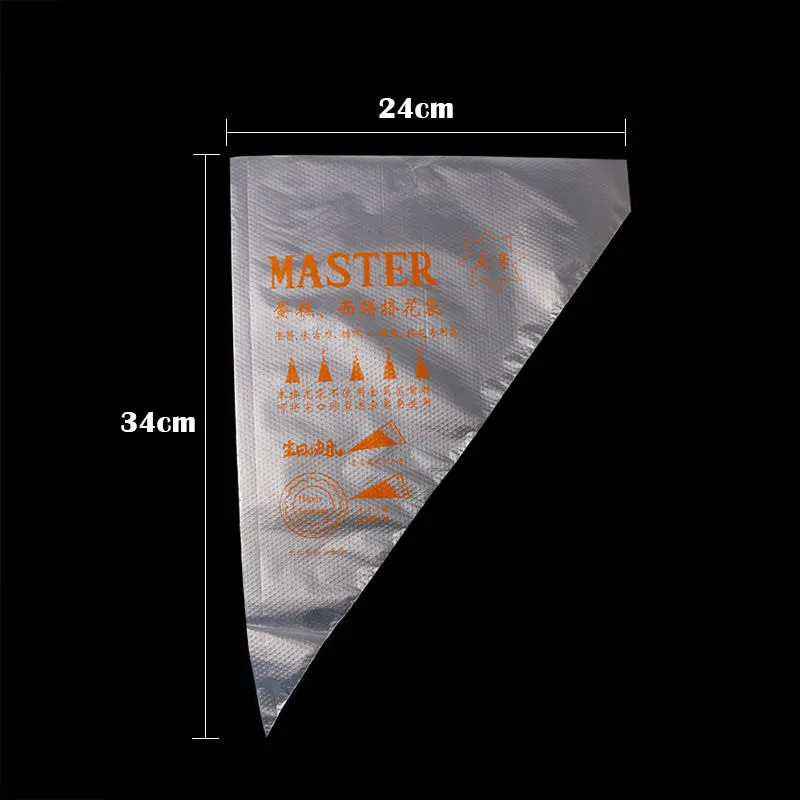 100Pcsset Food Grade Big Size Pastry Bag Stainless Steel Nozzle Icing Piping Baking Cream Cake Tool DIY Kitchen Cake Decoration (4)