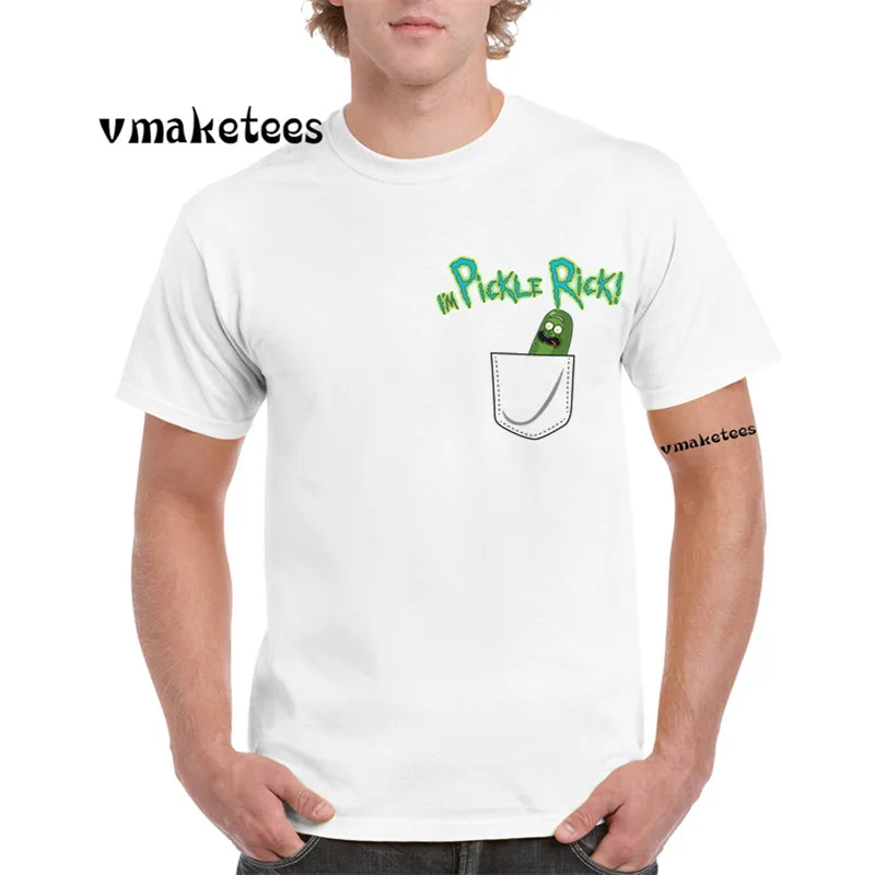 

Rick And Morty I'm Pickle Rick! Funny T-shirt Short sleeve O-Neck Summer Casual Cartoon Unisex Tshirt GMT4007