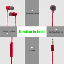 Fone de Ouvido Estéreo de fone de ouvido de telefone Cabeça 3.5mm Build-in Mic Esporte Fone de ouvido de Metal MP3 PC Gaming Auriculares para IOS android Telefone xiaomi
