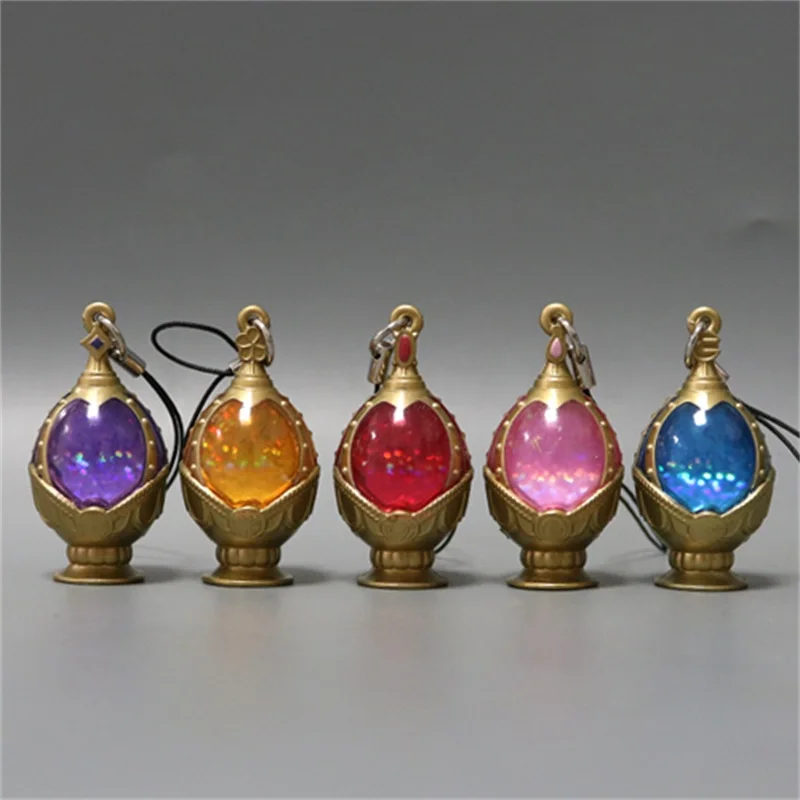 

Anime Cosplay Jewelry Set Puella Magi Madoka Magica Akemi Homura Soul Gem Pendant Necklace Metal Collectible Model