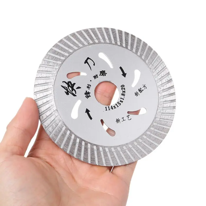 105 мм 4 дюймов ультратонкие Diamond Turbo круговой режущие диски керамика держатели для сверл режущий диск резка инструмент