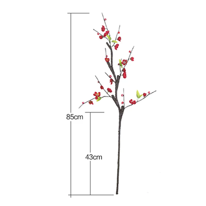 Erxiaobao 1 шт. Prunus Mume Meiren цветы сливы Искусственные цветы искусственный шелк Fower домашний стол вечерние свадебные Декор подарок