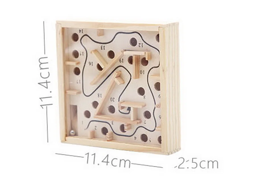 Cheap DHL 500pcs Children Logic Balance Education Wooden Math Block Toy Creative Intellectual Maze Beads Board Kids Educational Toys 0