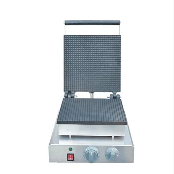 

110V 220V 1750W Non-Stick Commercial Ice Cream Cone Machine Electric Square Egg Roll Machine Crepe Maker Cone Baker