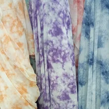 Платье из шифонового шелка пляжная юбка стиль чернил DIY косплей ручной работы вечерний платок блузка Материал рубашки