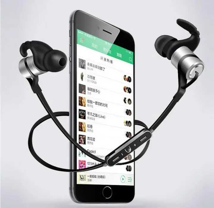 Беспроводные наушники Bluetooth водонепроницаемый для спорта телефон с микрофоном