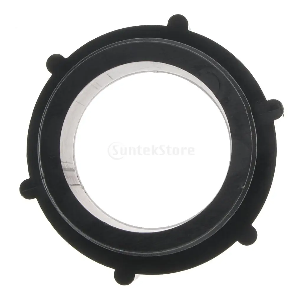 Solid 2' IBC Tote Tank Valve Adapter for DN50 BSP Thread Hose Pipe Plastic, Coarse Thread to Fine Thread