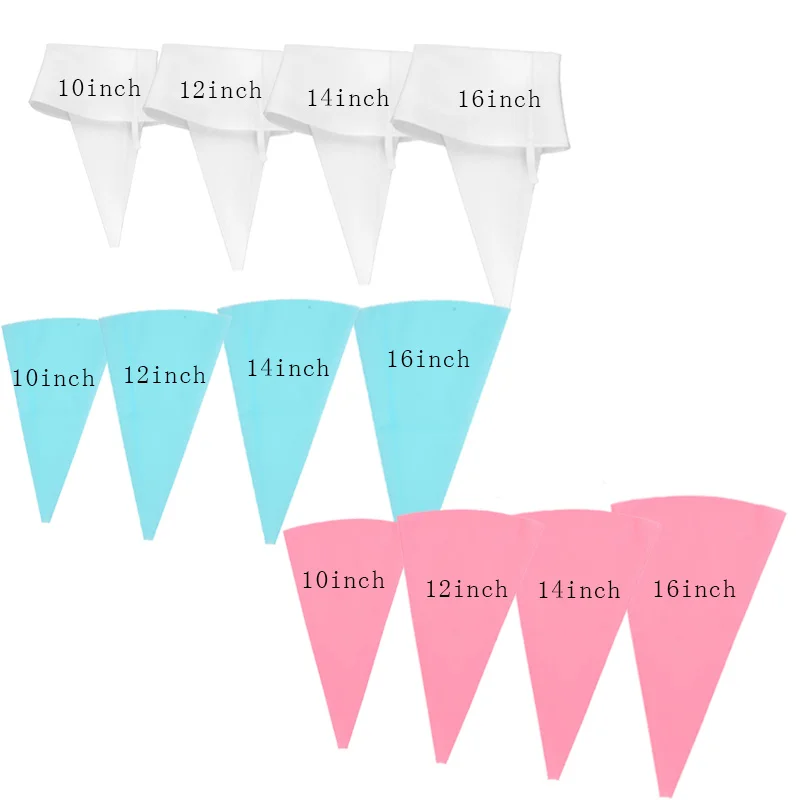 

IVYSHION 1/5pcs Icing Piping Pastry Cupcake Decorating Bags EVA Pastry Bag Fondant Cake Cream Pastry Tip DIY Baking Cake Tools