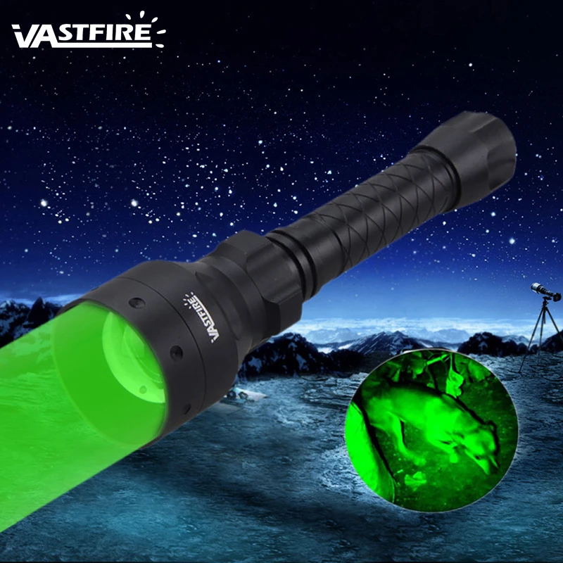 

VASTFIRE T50 XM-L E2 Green led Tactical Flashlight 18650 Battery Aluminum Torch Lamp for High Quality Hunting
