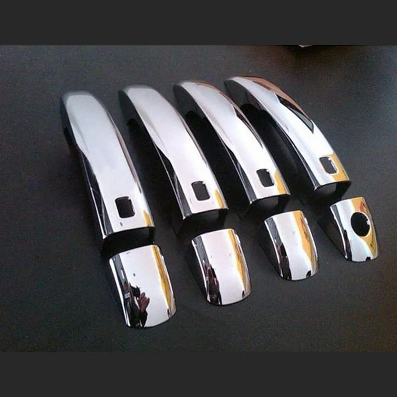 For AUDI Q5 2010 2011 2012 2013 Car Door Handle Cover Exterior ABS Chrome 4pcs