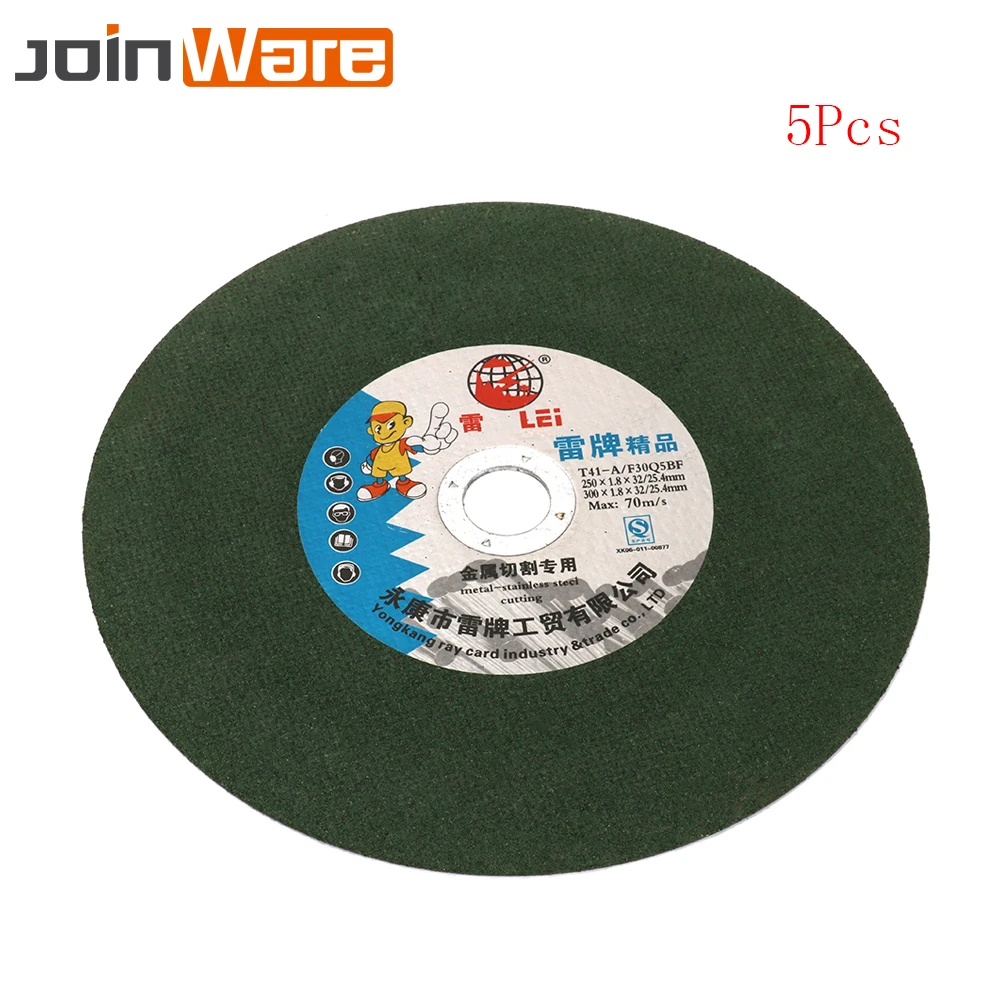 5Pcs 4"Thin Resin Cutting Disc Fiber Reinforced Grinding Wheel For Metalworking 