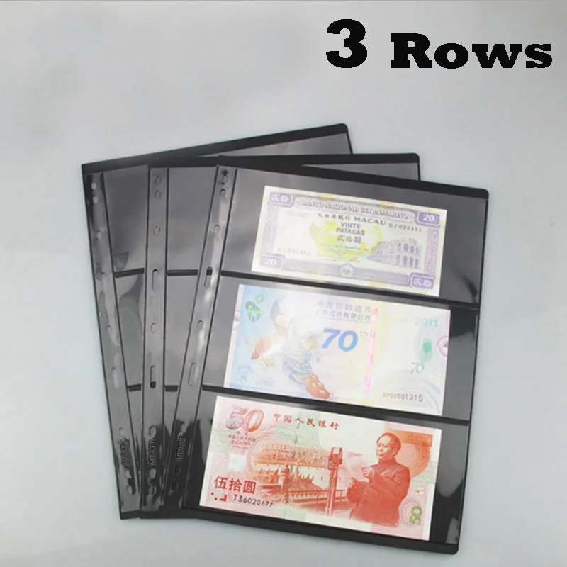 

10PCS/4PCS Postage Stamp Album Sheets PCCB 3 Rowall Post Stamps Album Pages Loose Leaf Collecting Book For Collections