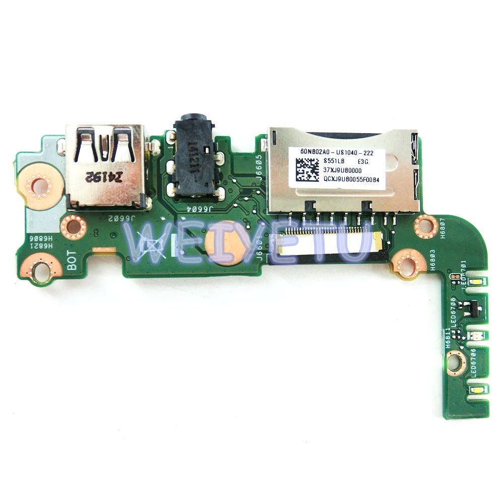 S551LB_IO Плата USB аудио REV2.2 для ASUS S551L S551LN V551 K551L R551LA R551LB Материнская плата ноутбука
