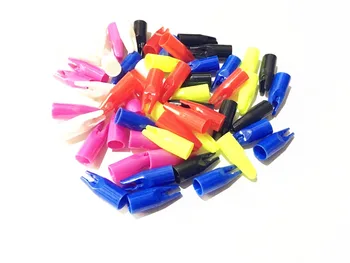 

50pcs/lot 6Color Arrow Nocks Making Carbon & Fiberglass Arrow For Shaft OD 8mm Free Shipping