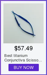 140mm com Pinças Oftálmicas da Cirurgia dos Círculos de 0.5mm Pinça Oftálmica Titanium Scissor 24 Beleza e saúde