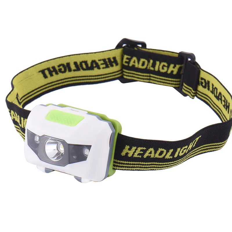 

Mini Waterproof 600Lm 4 Modes R3+2 LED Headlight 3xAAA Headlamp bike bicycle light with Headband for Camping HikingBiking Kids