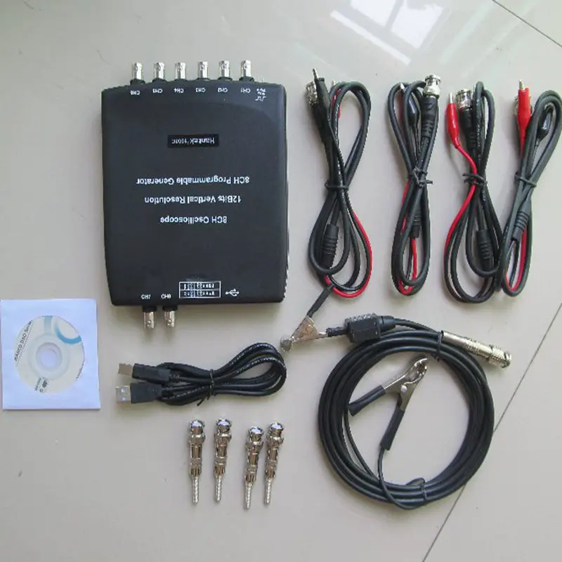 

2017 Hantek 1008C Automotive Oscilloscope 8 CH Programmable Digital Multimeter PC USB Diagnostic tool