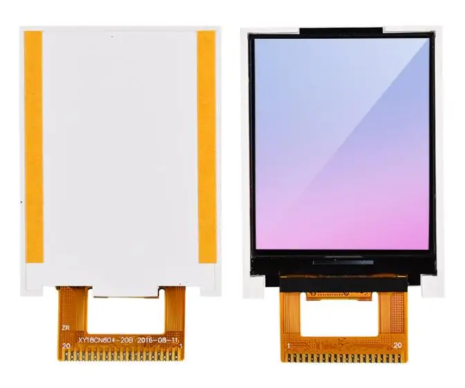 CTC 1 77 дюйма 20P TFT LCD экран ST7735S Привод IC MCU 8 бит 8080 Параллельный интерфейс 128 (RGB) * 160 |