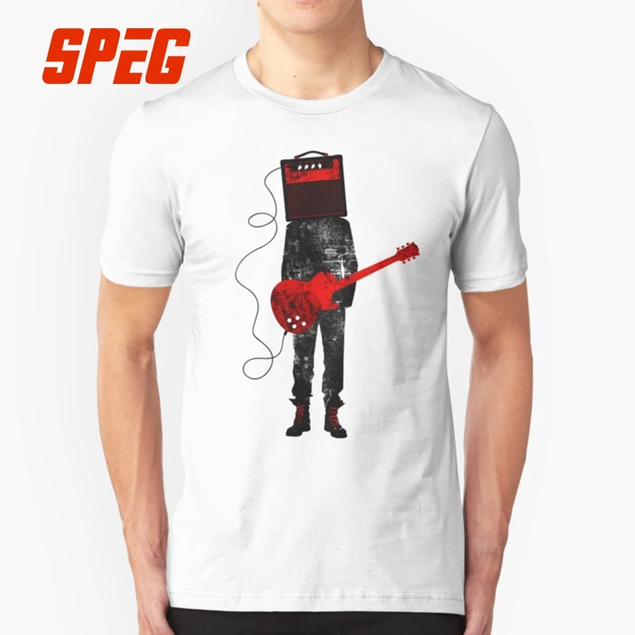 

T Shirts Amplified Acoustic Electric Guitars Rock Music Man Slim Fit Short Sleeve Tee Shirts New High Quality Adult Offensive
