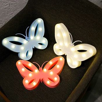 

3D LED Butterfly lamp Night Light Cloud Lamp night Light Novelty Luminaria Pine Nightlight Marquee Letter Light For Kid Childr