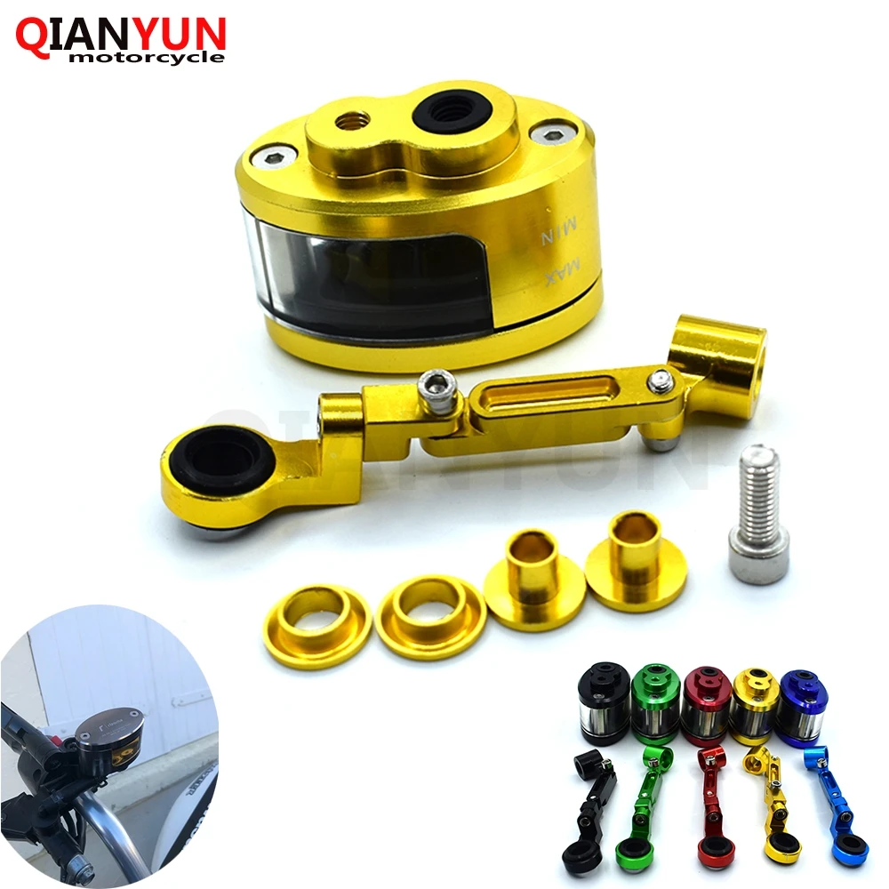 

Universal Motorcycle Brake Fluid Reservoir Clutch Tank Oil Fluid Cup For Kawasaki Ninja ZX10R ZX6R 636 ZX6RR ZX12R Z1000 ZZR600
